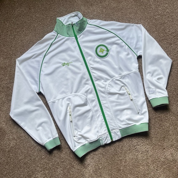 VTG 00’s / Y2K LRG White & Green Track Jacket - Picture 2 of 5